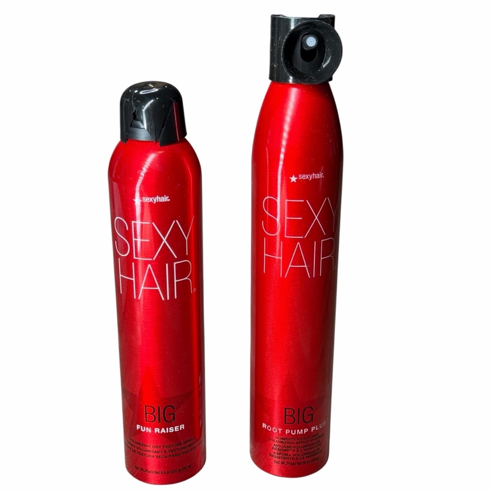 Big Sexy Hair Styling Duo - Fun Raiser Dry Texture Spray & Root Pump Plus Mousse - Picture 11 of 16